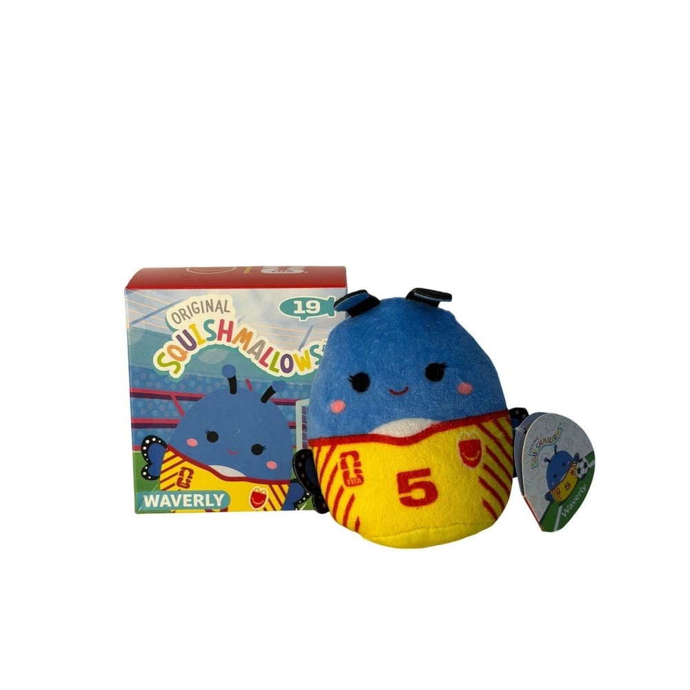 McDonalds Happy Meal toy Squishmallows #19 Waverly FIFA Soccer Plush with Box